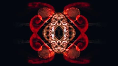 Computer generated artificial fluid-art texture Stockillustratie