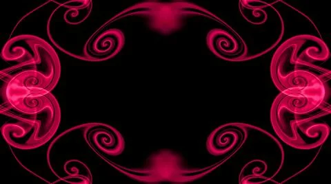 Computer generated artificial fluid texture frame Stockillustratie