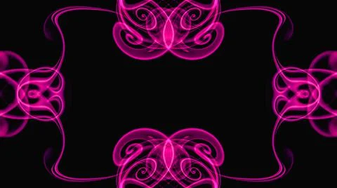 Computer generated artificial fluid texture frame Stockillustratie