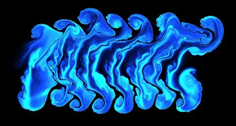 Computer generated artificial rainbow fluid texture 库存插图