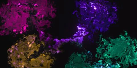 Computer generated artificial rainbow fluid texture Stockillustratie