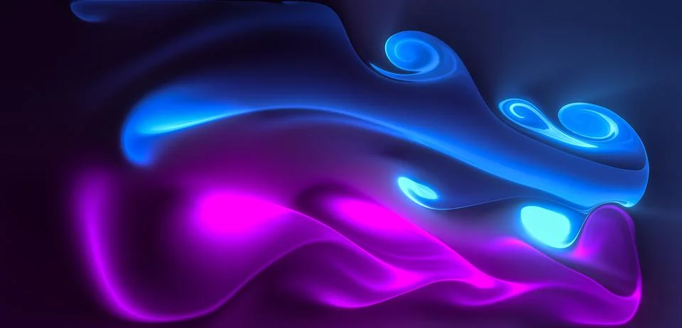 Computer generated artificial rainbow fluid texture 库存插图