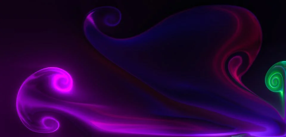 Computer generated artificial rainbow fluid texture Stock Illustration