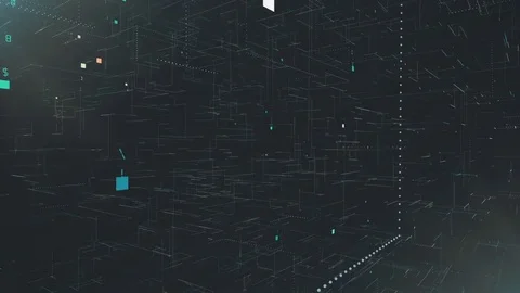 Computer generated background. formed 2018. seamless loop. Stock Footage 81005181