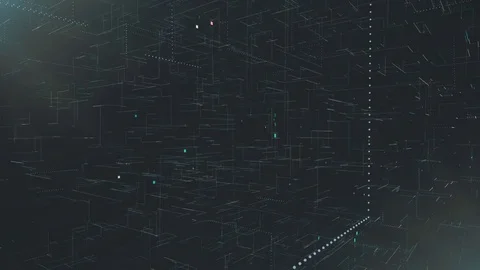 Computer generated background. the word ethereum is formed. seamless loop. Stock Footage 81006771