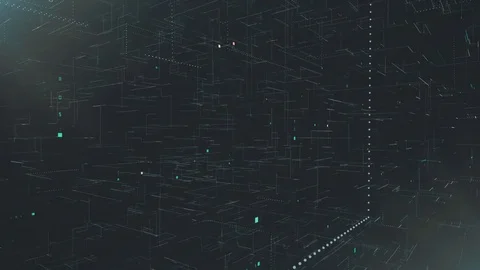 Computer generated background. the word internet is formed. seamless loop. Stockbeeldmateriaal 81004613