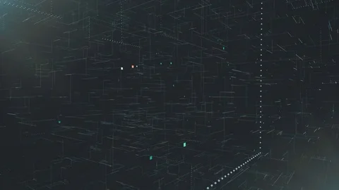 Computer generated background. the word litecoin is formed. seamless loop. Stockbeeldmateriaal 81007022