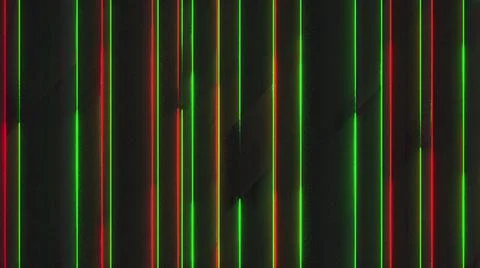 Computer generated chromatic aberration bands. Pixel multi-colored noise. 3d Stock Illustration