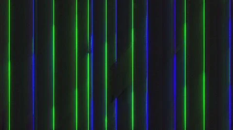 Computer generated chromatic aberration bands. Pixel multi-colored noise. 3d Illustrazione stock