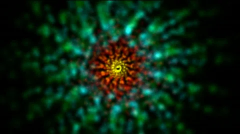 Computer generated color spiral that spins,seamless loop.particle,Design,pattern Stock Footage 785856