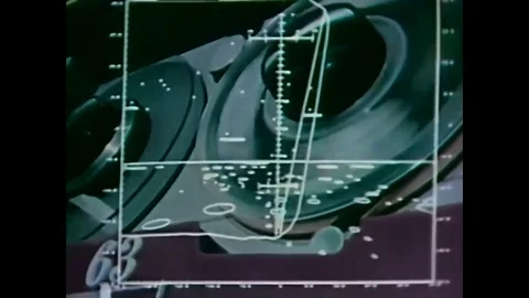 Computer generated displays of a spaceflight, earth rise and star fields are Stock Footage 83169834