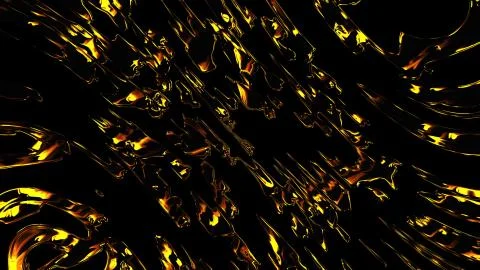 Computer generated the effect of flying water sprays. 3d rendering virtual Illustrazione stock