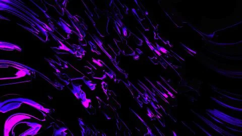 Computer generated the effect of flying water sprays. 3d rendering virtual Illustrazione stock