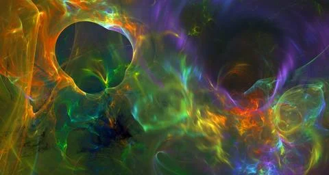 Computer generated fractal abstract background Illustrazione stock