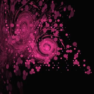 Computer generated fractal abstract background Stock Illustration