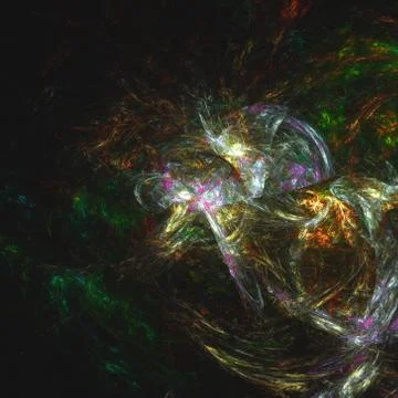 Computer generated fractal abstract background Stock Illustration