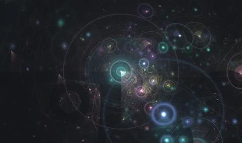 Computer generated fractal abstract background イラスト素材