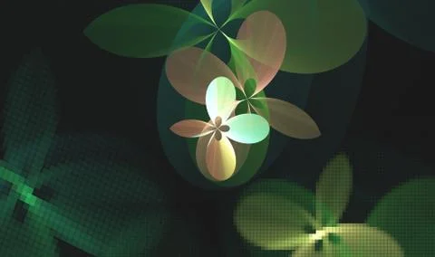 Computer generated fractal abstract background Illustrazione stock