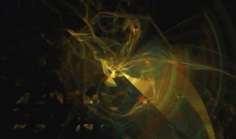 Computer generated fractal abstract background Stock Illustration