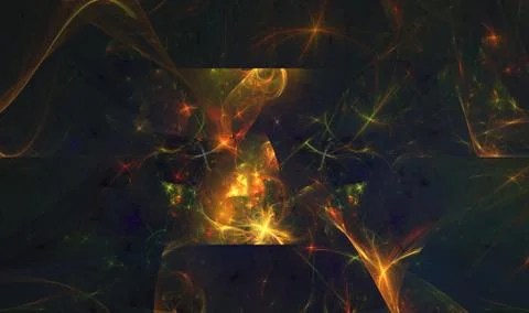 Computer generated fractal abstract background Illustrazione stock