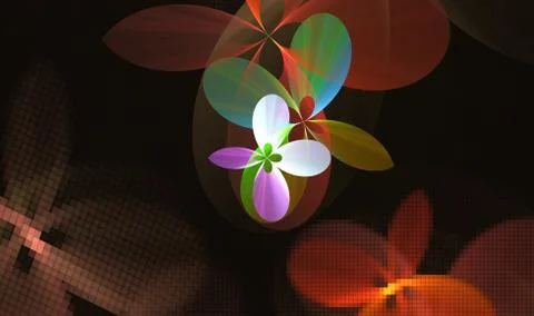 Computer generated fractal abstract background Illustrazione stock