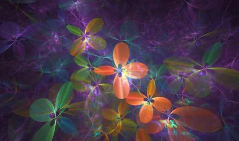 Computer generated fractal abstract background イラスト素材