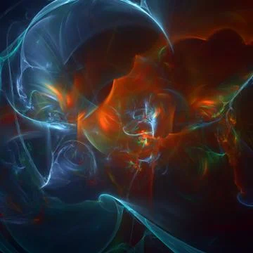 Computer generated fractal abstract background Stock Illustration