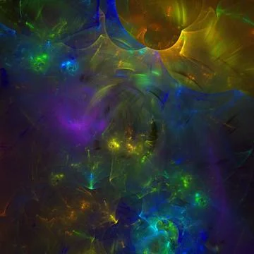 Computer generated fractal abstract background Stock Illustration