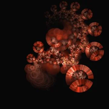 Computer generated fractal abstract background 스톡 일러스트