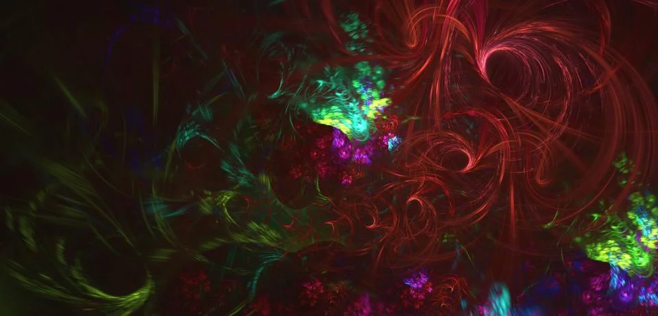 Computer generated fractal abstract background Stock Illustration