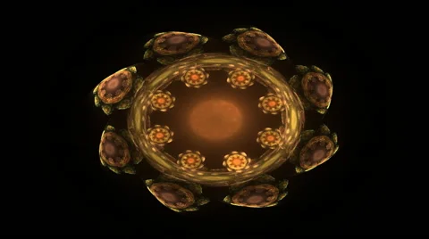 Computer generated fractal artwork for creative design, art and entertainment Stock Footage 61241417