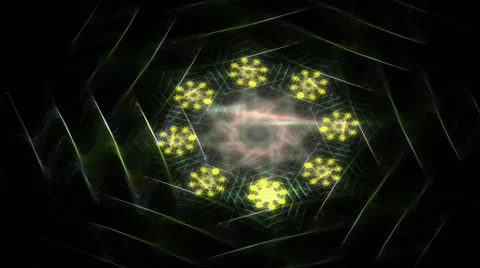 Computer generated fractal artwork for creative design, art and entertainment Video stock 61241534