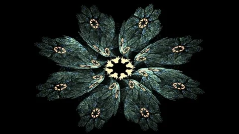 Computer generated fractal artwork for creative design, art and entertainment Stock Footage 72742625