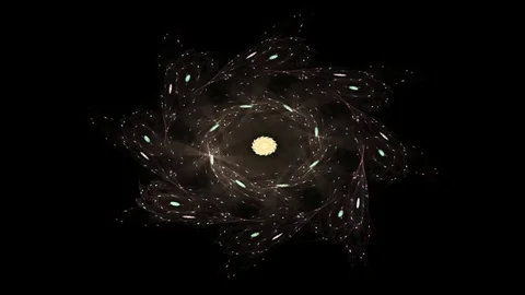 Computer generated fractal artwork for creative design, art and entertainment Stock Footage 72954920