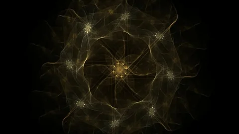 Computer generated fractal artwork for creative design and art Stock Footage 81349105