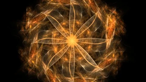 Computer generated fractal artwork for creative design and art Stock Footage 81357570