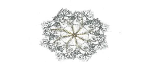 Computer generated fractal artwork for creative design, art and entertainment Stock Footage 95687208