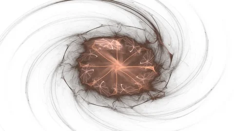 Computer generated fractal artwork for creative design and art Stock Footage 95691971