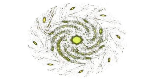 Computer Generated Fractal Artwork For Creative Design, Art And Entertainment Stock Footage 95955316