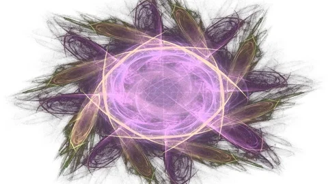 Computer Generated Fractal Artwork For Creative Design, Art And Entertainment Video stock 96059153