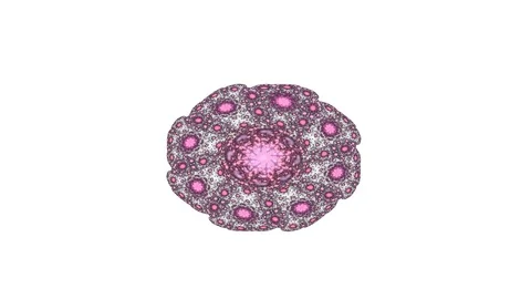 Computer Generated Fractal Artwork For Creative Design, Art And Entertainment Video stock 96068001