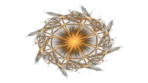 Computer Generated Fractal Artwork For Creative Design, Art And Entertainment Video stock 96068187