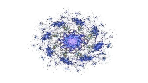 Computer Generated Fractal Artwork For Creative Design, Art And Entertainment Video stock 96068711