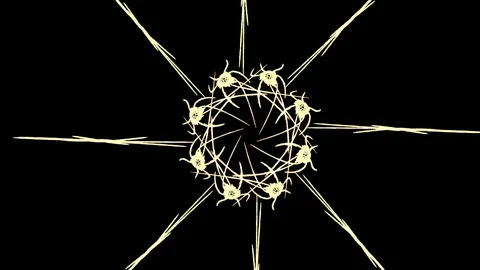 Computer generated fractal artwork for creative design and art Stock Footage 116198704