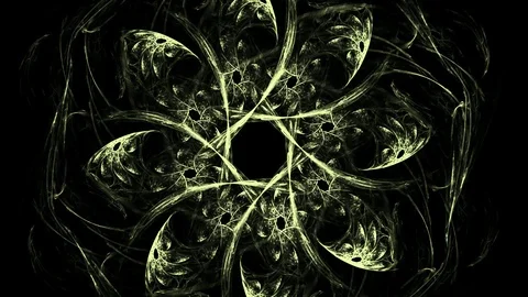 Computer generated fractal artwork for creative design and art Stock Footage 116745512
