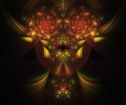 Computer generated fractal artwork Illustrazione stock
