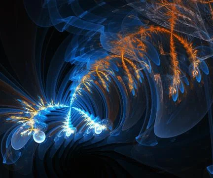 Computer generated fractal artwork Stock Illustration