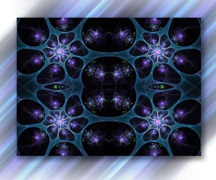 Computer generated fractal artwork Stock Illustration