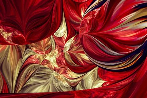 Computer generated fractal artwork Stock Illustration