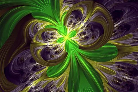 Computer generated fractal artwork Stock Illustration